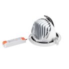Kanlux 23W, 2510 lm, 4000K, RA90, Ø190 mm, 175°-ban állítható, fehér, természetes fehér lámpatest, HIMA LED - kiváló színvisszaadás, 5 év garanciával