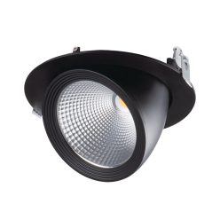   Kanlux 23W, 2510 lm, 4000K, RA90, Ø190 mm, 175°-ban állítható, fekete, természetes fehér lámpatest, HIMA LED - kiváló színvisszaadás, 5 év garanciával