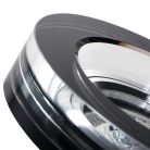 Kanlux Gx5,3, 12V, IP20, Ø90 mm, ezüst, üveg házas, kerek, mennyezeti spot lámpatest, MORTA B