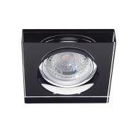   Kanlux Gx5,3, 12V, IP20, 90x90 mm, üveg házas, szögletes mennyezeti spot lámpatest, MORTA B