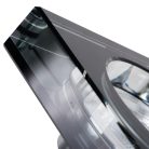 Kanlux Gx5,3, 12V, IP20, 90x90 mm, fekete, üveg házas, szögletes mennyezeti spot lámpatest, MORTA B
