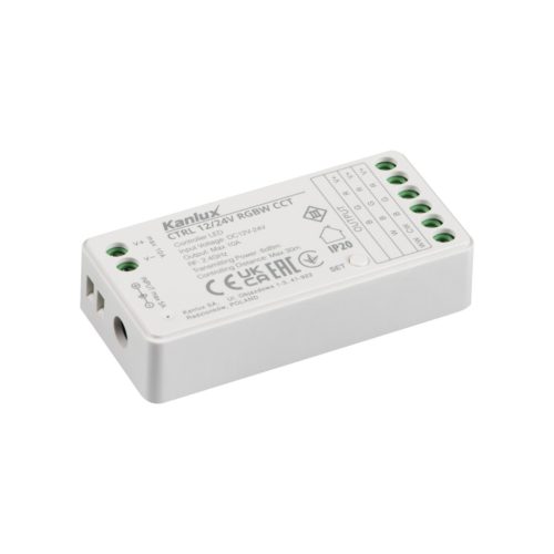 Kanlux 12/24V, 10A, RGBW + CCT vezérlő - színes + állítható színhőmérsékletű LED szalagokhoz