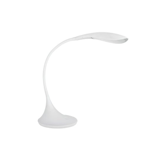 Kanlux 6,8W, 590 lm, 3000K, dimmelhető, RA80, IP20, 670 mm, fehér, meleg fehér műanyag asztali LED lámpa, FRANCO II - rugalmasan állítható
