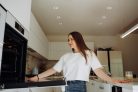 Kanlux 12V/220V, GU10, 30°-ban állítható, 82x82 mm, fehér színű, alumínium házas mennyezeti spot lámpatest, DALLA
