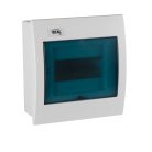 IDEAL TS KDB 230/400V, 63A, 6P, IP30, 220x102x210 mm, falon kívüli fehér-kék lakáselosztó - beltéri biztosítékdoboz