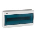 Kanlux, 63A, 230/400 AC, 12P, IP30, műanyag, fehér/kék, ITS KDB-F12T sülly. elosztódoboz - 650°C, fali süllyesztett
