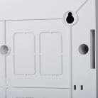 Kanlux, 63A, 230/400 AC, 2x12P, IP30, műanyag, fehér/kék, ITS KDB-S24T fk. elosztódoboz - 650°C hőállóság, oldalfali