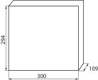 Kanlux, 63A, 230/400 AC, 2x12P, IP30, műanyag, fehér/kék, ITS KDB-S24T fk. elosztódoboz - 650°C hőállóság, oldalfali