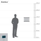IDEAL TS KDB 230/400V, 63A, 2X18P, IP30, 294x109x410 mm, falon kívüli fehér-kék lakáselosztó - beltéri biztosítékdoboz