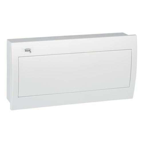 Kanlux, 63A, 230/400 AC, 18P, IP30, műanyag, fehér, ITS KDB‑F18P – fali süllyesztett elosztódoboz, 650°C hőállóságú, kizárólag nem éghető felületekre
