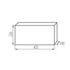 Kanlux, 63A, 230/400 AC, 18P, IP30, műanyag, fehér, ITS KDB‑F18P – fali süllyesztett elosztódoboz, 650°C hőállóságú, kizárólag nem éghető felületekre