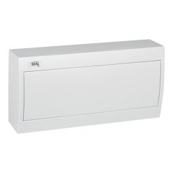   Kanlux, 63A, 230/400 AC, 18P, IP30, műanyag, fehér, ITS KDB‑S18P – oldalfali elosztódoboz, 650°C hőállóságú, kizárólag nem éghető felületekre