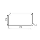 Kanlux, 63A, 230/400 AC, 18P, IP30, műanyag, fehér, ITS KDB‑S18P – oldalfali elosztódoboz, 650°C hőállóságú, kizárólag nem éghető felületekre