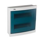 Kanlux, 63A, 230/400 AC, 2x12P, IP30, műanyag, fehér/kék, ITS KDB-F24T sülly. elosztódoboz - 650°C hőállóság, fali süllyesztett