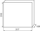 Kanlux, 63A, 230/400 AC, 2x12P, IP30, műanyag, fehér/kék, ITS KDB-F24T sülly. elosztódoboz - 650°C hőállóság, fali süllyesztett