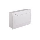 Kanlux, 63A, 230/400 AC, 12P, IP30, műanyag, fehér, ITS KDB‑F12P – fali süllyesztett elosztódoboz, 650°C hőállóságú, kizárólag nem éghető felületekre