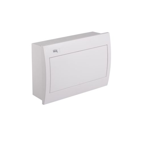 Kanlux, 63A, 230/400 AC, 12P, IP30, műanyag, fehér, ITS KDB‑F12P – fali süllyesztett elosztódoboz, 650°C hőállóságú, kizárólag nem éghető felületekre
