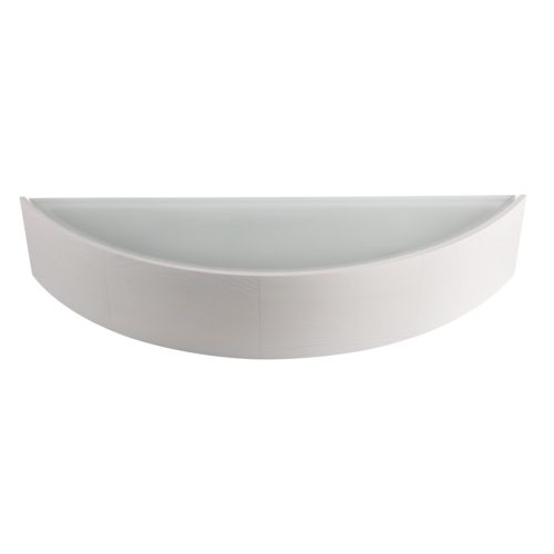 Kanlux E27, 116x407 mm, fehér tölgy színű, fa házú, félkör alakú mennyezeti függő lámpa, JASMIN W