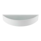 Kanlux E27, 116x407 mm, fehér színű, fa házú, félkör alakú mennyezeti függő lámpa, JASMIN W