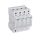 Ideal TS 230/400V AC TH35 4P T1+T2 60kA moduláris túlfeszültség korlátozó - 4 pólusú T1+T2 típusú, DIN sínre szerelhető, 5 év garancia