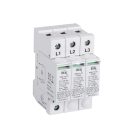 Ideal TS 230/400V AC TH35 3P T1+T2 60kA moduláris túlfeszültség korlátozó - 3 pólusú T1+T2 típusú, DIN sínre szerelhető, 5 év garancia