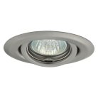 Kanlux 15°-ban állítható, Gx5,3, Ø77 mm, króm színű, acél házas mennyezeti spot lámpa keret, NILAN 19C