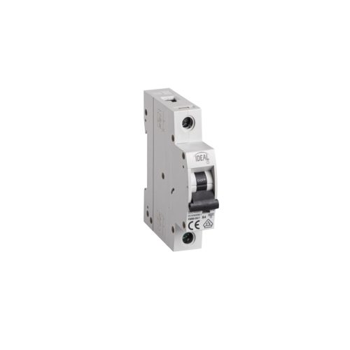 Ideal TS 230/400V AC TH35 1P 4A B moduláris kismegszakító - 1 pólusú B karakterisztikájú 6 kA megszakítóképességű DIN sínre szerelhető 5 év garancia