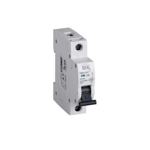 Ideal TS 230V AC KMB6‑C40/1 megszakító – 1 pólusú, DIN sínre szerelhető, 5 év garancia