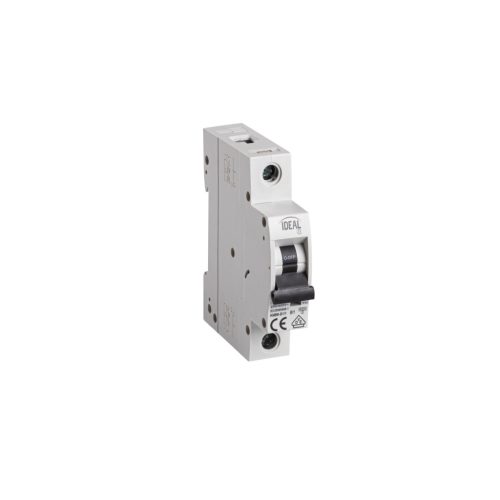Ideal TS 230/400V AC TH35 1P 1A B moduláris kismegszakító - 1 pólusú B karakterisztikájú 6 kA megszakítóképességű DIN sínre szerelhető 5 év garancia