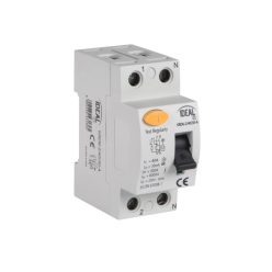   Ideal TS 230V AC KRD6‑2/16/10 életvédelmi relé – 2 pólusú, DIN sínre szerelhető, 5 év garancia