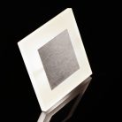 Kanlux 0,8W, 13 lm, 12V, 3000K, 75x75 mm meleg fehér süllyeszthető szögletes rozsdamentes acél lépcsővilágító - 50 000 h élettartam