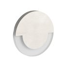 Kanlux 0,8W, 13 lm, 12V, 4000K, Ø70 mm meleg fehér süllyeszthető kerek rozsdamentes acél lépcsővilágító - 50 000 h élettartam