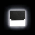 Kanlux 0,8W, 15 lm, 12V, 6500K, 75x75 mm hideg fehér süllyeszthető szögletes rozsdamentes acél lépcsővilágító - 50 000 h élettartam