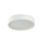 Miledo 18W, 1620 lm, 4000K, IP54, Ø275 mm kerek, fehér, műanyag házas természetes fehér LED mennyezeti lámpatest, JASMIN - 20 000 h élettartam