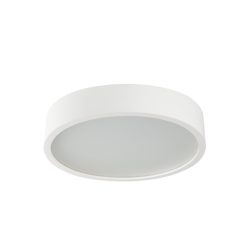   Miledo 18W, 1620 lm, 4000K, IP54, Ø275 mm kerek, fehér, műanyag házas természetes fehér LED mennyezeti lámpatest, JASMIN - 20 000 h élettartam