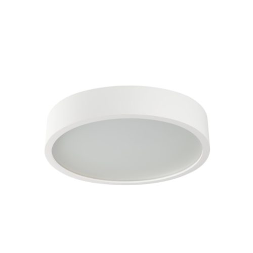 Miledo 18W, 1620 lm, 4000K, IP54, Ø275 mm kerek, fehér, műanyag házas természetes fehér LED mennyezeti lámpatest, JASMIN - 20 000 h élettartam