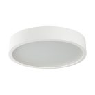 Kanlux 2xE27, Ø375 mm, matt fehér színű, fa házú mennyezeti függő lámpa, JASMIN - opál búrával