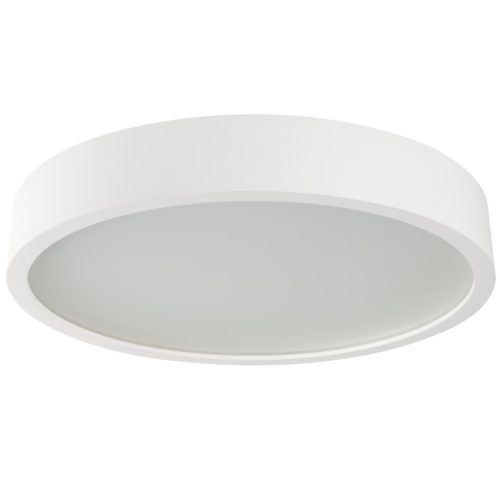 Kanlux 3x20W, IP20, E27, Ø475 mm, kerek, matt fehér, fa házas LED mennyezeti lámpatest, JASMIN