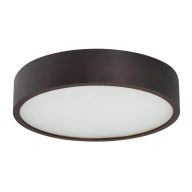   Kanlux 2xE27, Ø375 mm, fa házú mennyezeti függő lámpa, JASMIN - opál búrával