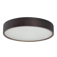   Kanlux 3xE27, Ø475 mm, fa házú mennyezeti függő lámpa, JASMIN - opál búrával