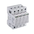 Ideal TS 230/400V AC TH35 4P T2 40kA moduláris túlfeszültség korlátozó - 4 pólusú T2 típusú, DIN sínre szerelhető, 5 év garancia