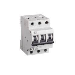   Ideal TS 230/400V AC TH35 3P 16A B moduláris kismegszakító - 3 pólusú B karakterisztikájú 6 kA megszakítóképességű DIN sínre szerelhető 5 év garancia