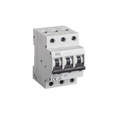 Ideal TS 230/400V AC TH35 3P 20A C moduláris kismegszakító - 3 pólusú C karakterisztikájú 6 kA megszakítóképességű DIN sínre szerelhető 5 év garancia