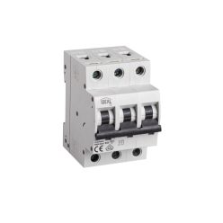   Ideal TS 230/400V AC TH35 3P 20A B moduláris kismegszakító - 3 pólusú B karakterisztikájú 6 kA megszakítóképességű DIN sínre szerelhető 5 év garancia