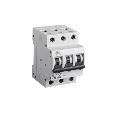 Ideal TS 230/400V AC TH35 3P 16A C moduláris kismegszakító - 3 pólusú C karakterisztikájú 6 kA megszakítóképességű DIN sínre szerelhető 5 év garancia