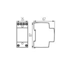 Ideal TS 230/400V AC TH35 2P 8VA csengő transzformátor – 8/21/24V kimenetű, DIN sínre szerelhető, 5 év garancia