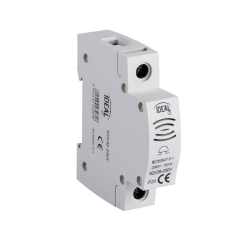 Ideal TS 230/400V AC TH35 2P csengő – 230VAC hálózatra szerelhető, DIN sínre szerelhető, 5 év garancia
