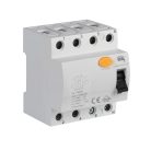 Ideal TS 230/400V AC KRD6‑4/63/100 életvédelmi relé – 4 pólusú, DIN sínre szerelhető, 2 év garancia