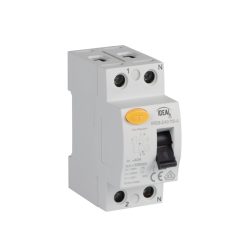   Ideal TS 230/400V AC KRD6‑2/25/100‑A életvédelmi relé – 2 pólusú, 25A, DIN sínre szerelhető, 2 év garancia