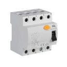 Ideal TS 230V AC KRD6‑2/25/100‑A életvédelmi relé – 2 pólusú, DIN sínre szerelhető, 2 év garancia